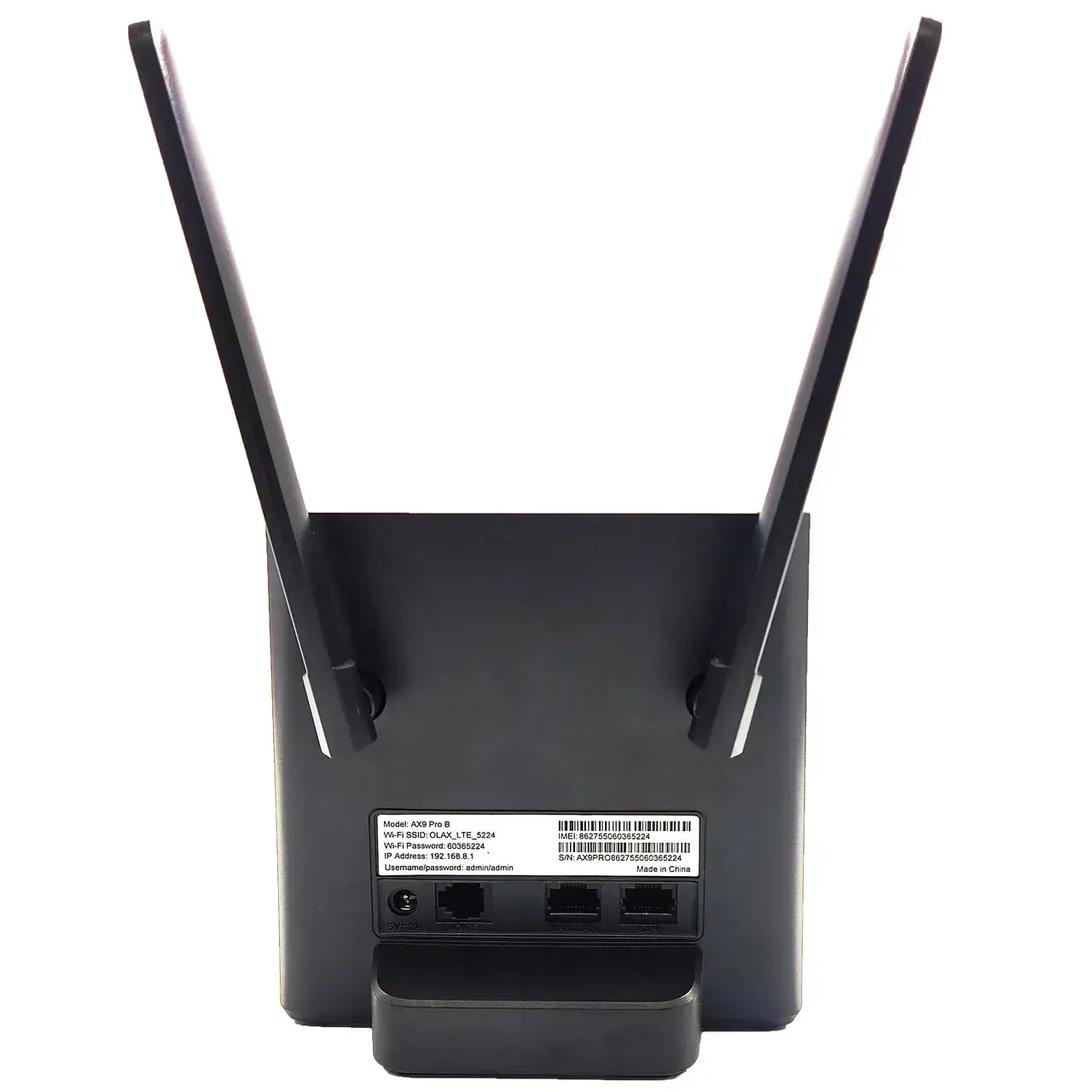 Стаціонарний 4G LTE Wi-Fi роутер Olax AX9 Pro 2