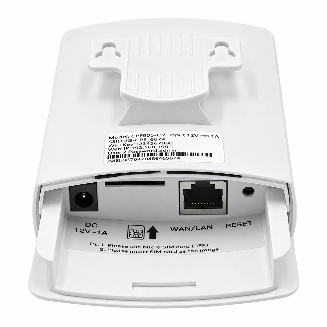 Вуличний 4G Wi-Fi роутер (Outdoor) OLAX CPE905 Вуличний 4G Wi-Fi роутер (Outdoor) OLAX CPE905 3
