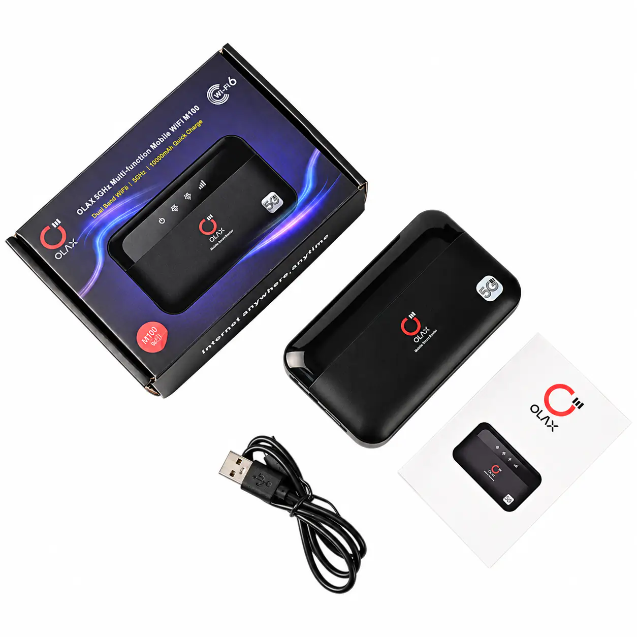 Портативний 4G Wi-Fi роутер OLAX M100 2