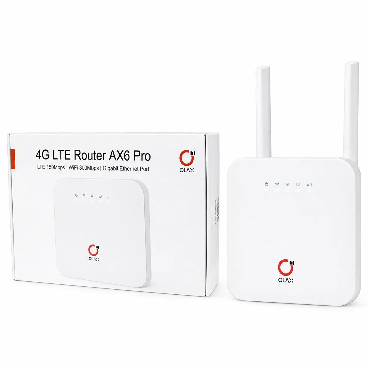 Стаціонарний 4G LTE Wi-Fi роутер OLAX AX6 Pro Стаціонарний 4G LTE Wi-Fi роутер OLAX AX6 Pro 2