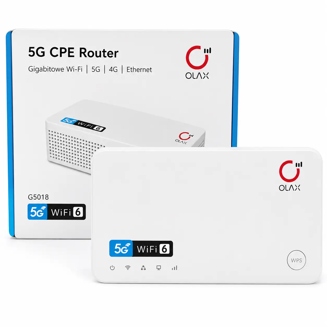 Стаціонарний 5G Wi-Fi роутер OLAX G5010 з LAN і акумулятором 2